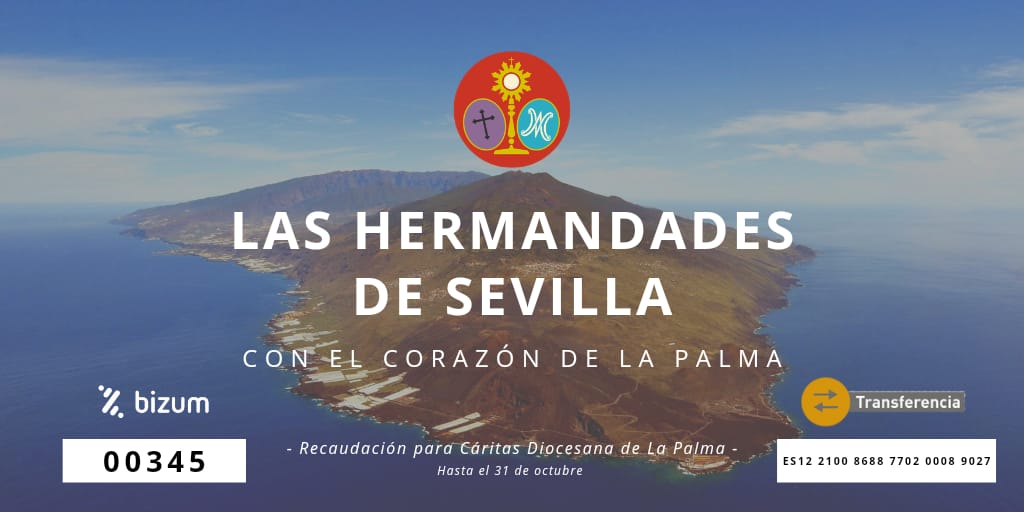 Campaña de las hermandades de Sevilla para la Isla de la Palma