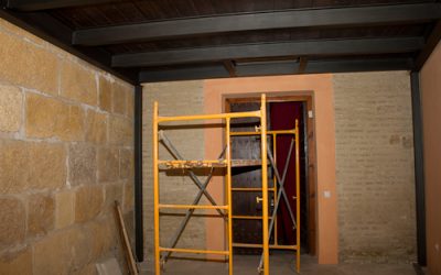 Avanzan las obras de la Sala Sacramental para almacén