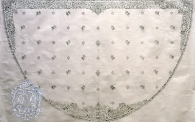 Proyecto de manto bordado para Nuestra señora de las Penas
