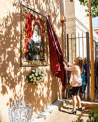 Bendecido el azulejo con la imagen de Santa Marta