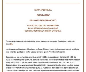 Una fiesta de San José especial en el “Año” a él dedicado