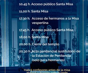 Celebraciones el Lunes Santo de 2021