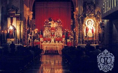 El Quinario de 1990, primero celebrado en la Iglesia de San Martín