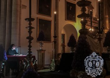 Meditación ante el Cristo de la Caridad 2018 pronunciada por la madre Belén Soler