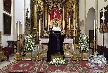 Repuesta al culto la imagen de Santa Marta