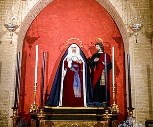 Retirada del culto la imagen de Santa Marta para su restauración