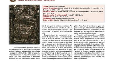 La Hermandad en la Guía de HH. de Gloria y Sacramentales
