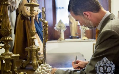 Su Majestad el Rey Felipe VI nos honró con su visita el Lunes Santo