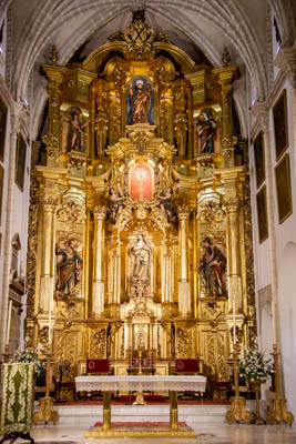 Altar Mayor de San Andrés restaurado