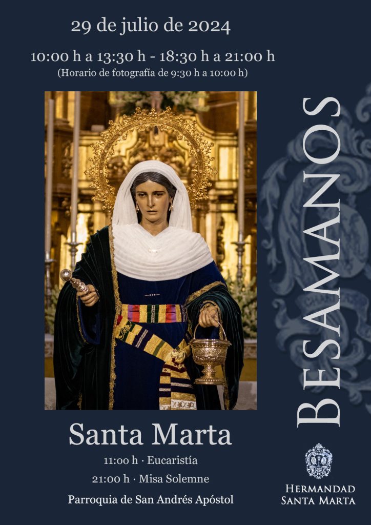 Cartel Besamanos Santa Marta 2024