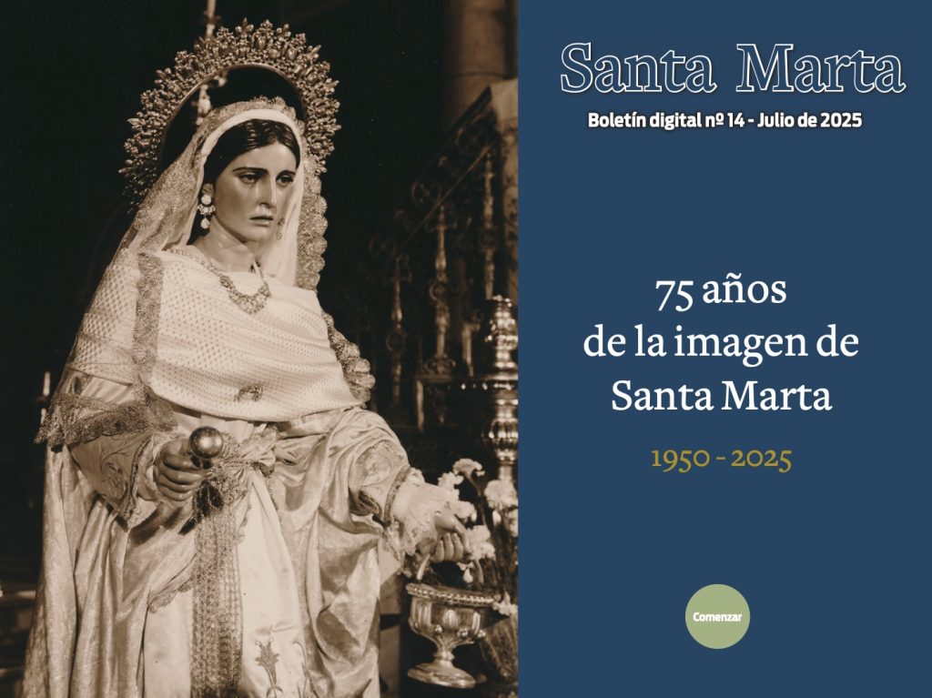 Publicado el Boletín Extraordinario con motivo de los 75 años de la imagen de Santa Marta 2 Portada boletin extraordinario julio 2025 1