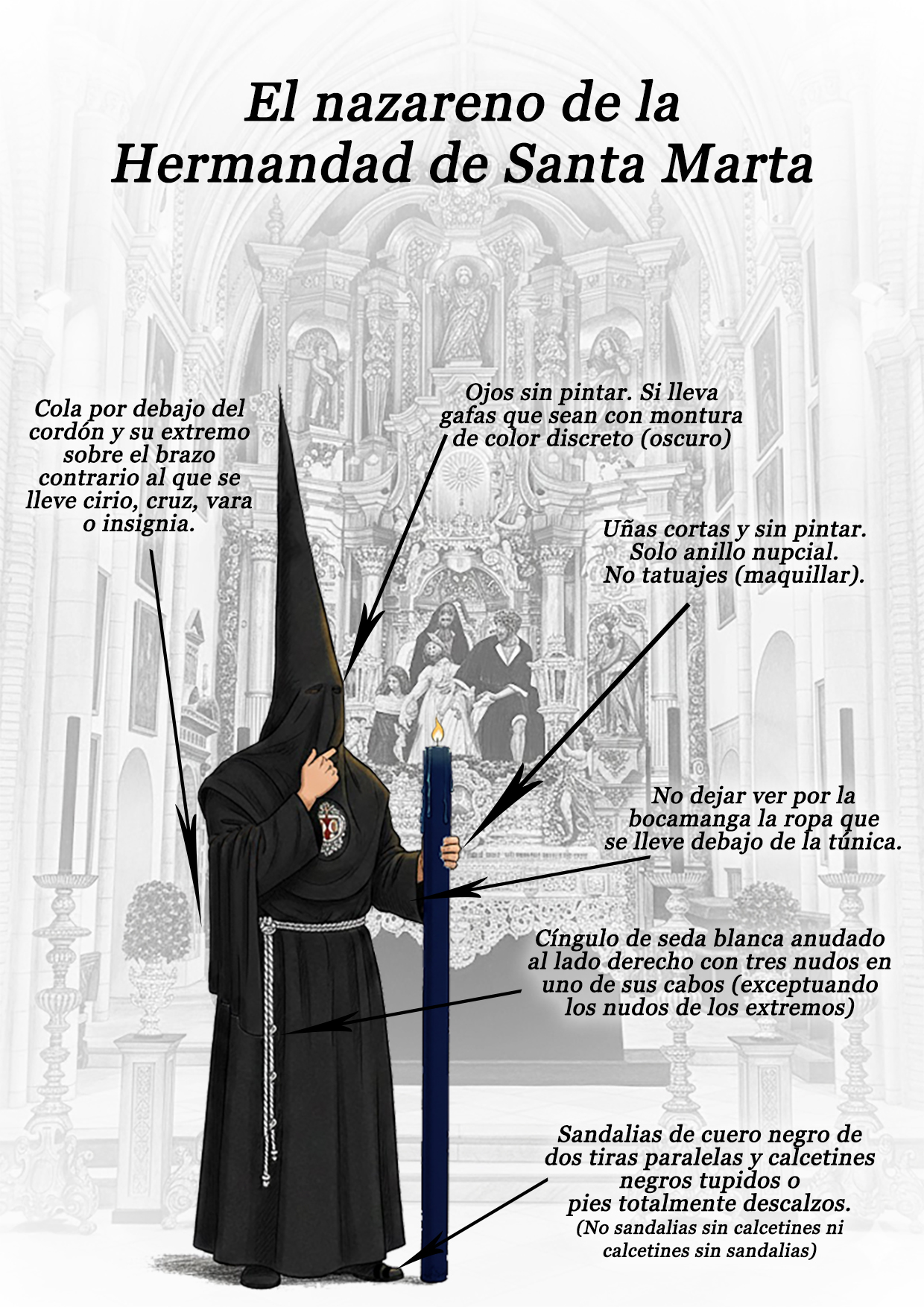 el nazareno de la hermandad de santa marta